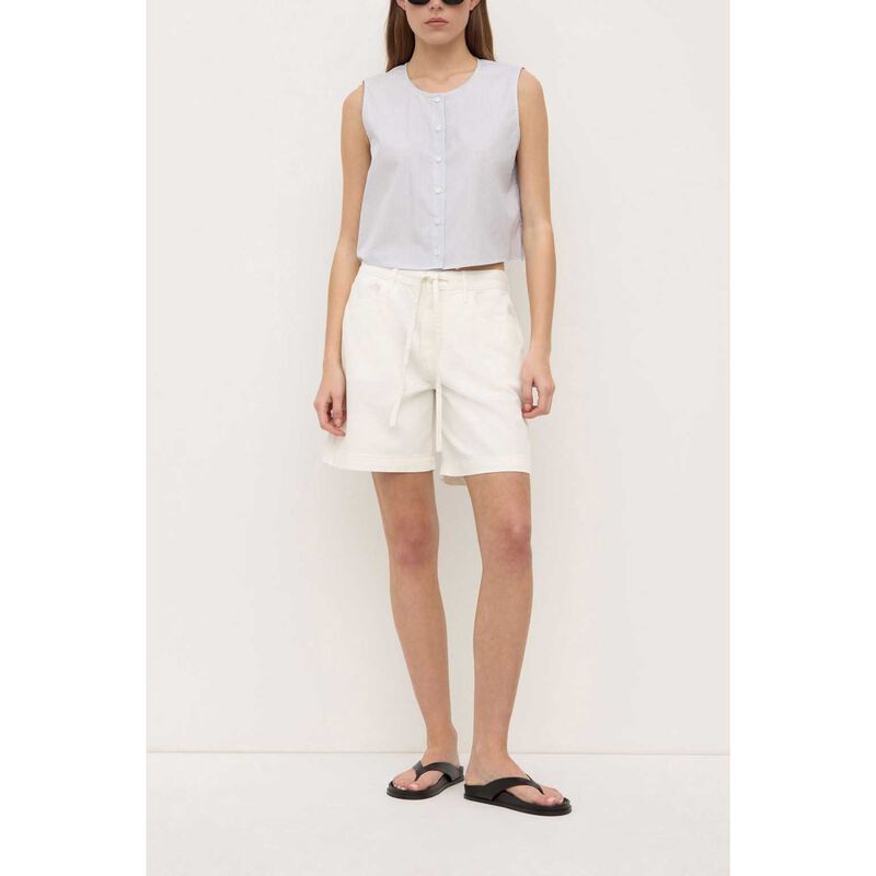 Assembly Label Bobbie Twill Midrise Short Antique White image number 3